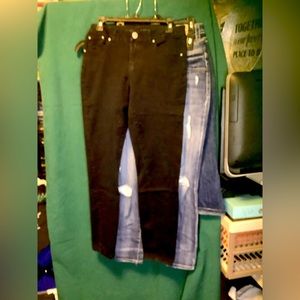 Size 9 almost famous jeans black